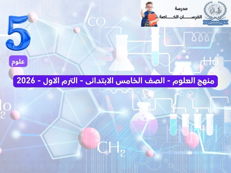 محمي: منهج الصف الخامس – علوم – الترم الاول – 2026