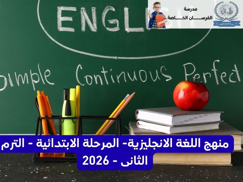 منهج اللغة الانجليزية – الصف الاول – الترم الثانى – ٢٠٢٦ – المرحلة الابتدائية